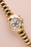 1993 Rolex 16528 Zenith Yellow Gold White Dial Daytona