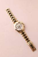 1993 Rolex 16528 Zenith Yellow Gold White Dial Daytona
