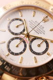 1993 Rolex 16528 Zenith Yellow Gold White Dial Daytona
