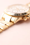 1993 Rolex 16528 Zenith Yellow Gold White Dial Daytona