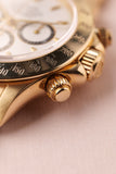 1993 Rolex 16528 Zenith Yellow Gold White Dial Daytona
