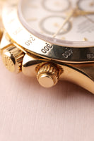 1993 Rolex 16528 Zenith Yellow Gold White Dial Daytona