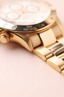 1993 Rolex 16528 Zenith Yellow Gold White Dial Daytona