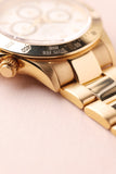 1993 Rolex 16528 Zenith Yellow Gold White Dial Daytona