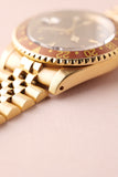 1984 Rolex 16758 Root beer Nipple Dial Yellow Gold GMT