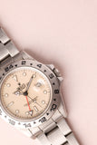 1984 Rolex 16550 Cream Panna Explorer Box & Papers