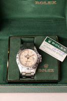 1984 Rolex 16550 Cream Panna Explorer Box & Papers