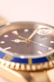1991 Rolex 16618 Violet Dial Yellow Gold Submariner