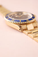 1991 Rolex 16618 Violet Dial Yellow Gold Submariner