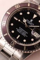 1984 Rolex 16800 Lavender Insert Submariner Box & Papers