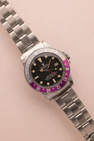 1967 Rolex 1675 MK0.5 “Long-E” Zinc-Sulfide Fuchsia GMT