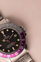 1967 Rolex 1675 MK0.5 “Long-E” Zinc-Sulfide Fuchsia GMT