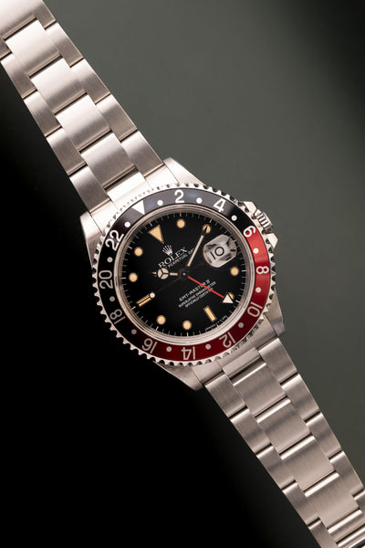 1990 Rolex 16710 Pumpkin Dial Coke GMT