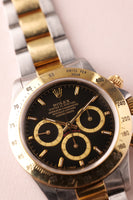 1991 Rolex 16523 Two-Tone Black Dial Daytona