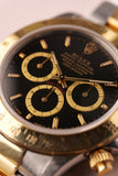 1991 Rolex 16523 Two-Tone Black Dial Daytona
