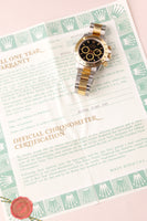 1991 Rolex 16523 Two-Tone Black Dial Daytona