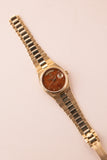 1979 Rolex 19018 Wood Dial Yellow Gold Oysterquartz Day-Date