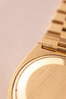 1979 Rolex 19018 Wood Dial Yellow Gold Oysterquartz Day-Date