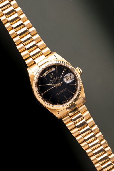 1985 Rolex 18038 Yellow Gold Day-Date