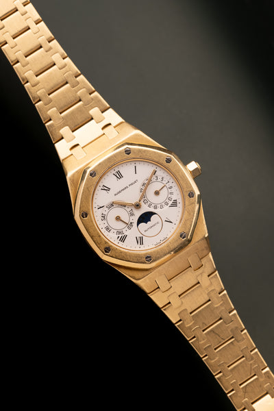 Audemars Piquet 25594 Moonphase Gold White Porcelain dial