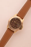 1972 Rolex 1675 Yellow Gold Root-Beer GMT Leather Strap