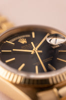 1985 Rolex 18038 Yellow Gold Day-Date