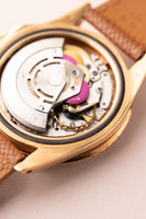 1972 Rolex 1675 Yellow Gold Root-Beer GMT Leather Strap
