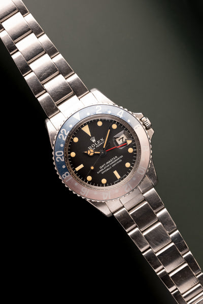 1967 Rolex 1675 “ Long E” MK1 Matte Dial (find-one-better) Faded Pepsi
