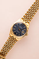 1968 Rolex 1601 Yellow Gold Mosaic Dial Date Just