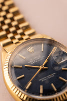 1968 Rolex 1601 Yellow Gold Mosaic Dial Date Just
