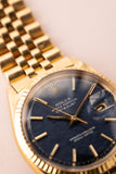 1968 Rolex 1601 Yellow Gold Mosaic Dial Date Just