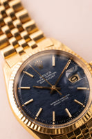 1968 Rolex 1601 Yellow Gold Mosaic Dial Date Just