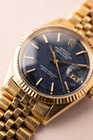 1968 Rolex 1601 Yellow Gold Mosaic Dial Date Just