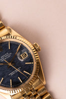1968 Rolex 1601 Yellow Gold Mosaic Dial Date Just