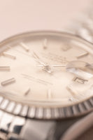 1977 Rolex 1603 silver Datejust