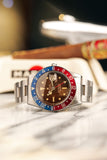 1957 Rolex 6542 Tropical Service Gilt Chapter-Ring GMT