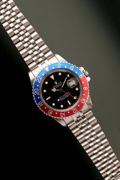 1986 Rolex 16750 Pepsi GMT - Unpolished