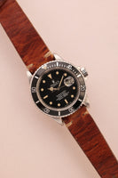1985 Rolex 16800 Submariner on leather strap