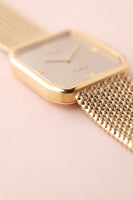 1980 Rolex 4349 Yellow Gold Houndstooth Cellini
