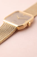 1980 Rolex 4349 Yellow Gold Houndstooth Cellini