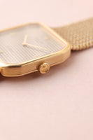 1980 Rolex 4349 Yellow Gold Houndstooth Cellini