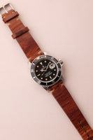1985 Rolex 16800 Submariner on leather strap