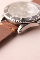 1985 Rolex 16800 Submariner on leather strap