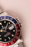 1986 Rolex 16750 Gloss Dial Pepsi GMT - Unpolished