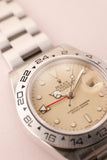 1986 Rolex 16550 Cream Panna Explorer II With Box
