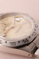 1986 Rolex 16550 Cream Panna Explorer II With Box