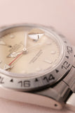 1986 Rolex 16550 Cream Panna Explorer II With Box