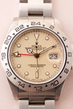 1986 Rolex 16550 Cream Panna Explorer II With Box