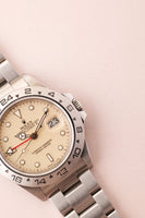 1986 Rolex 16550 Cream Panna Explorer II With Box