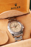 1986 Rolex 16550 Cream Panna Explorer II With Box
